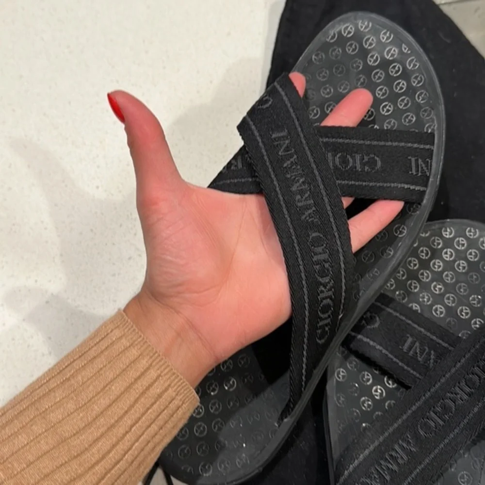 Giorgio Armani Men Sandals Size US 9 / 42 IT